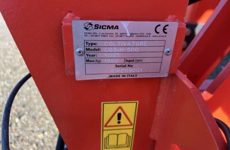 Vibrocoltivatore Sicma 5 metri 